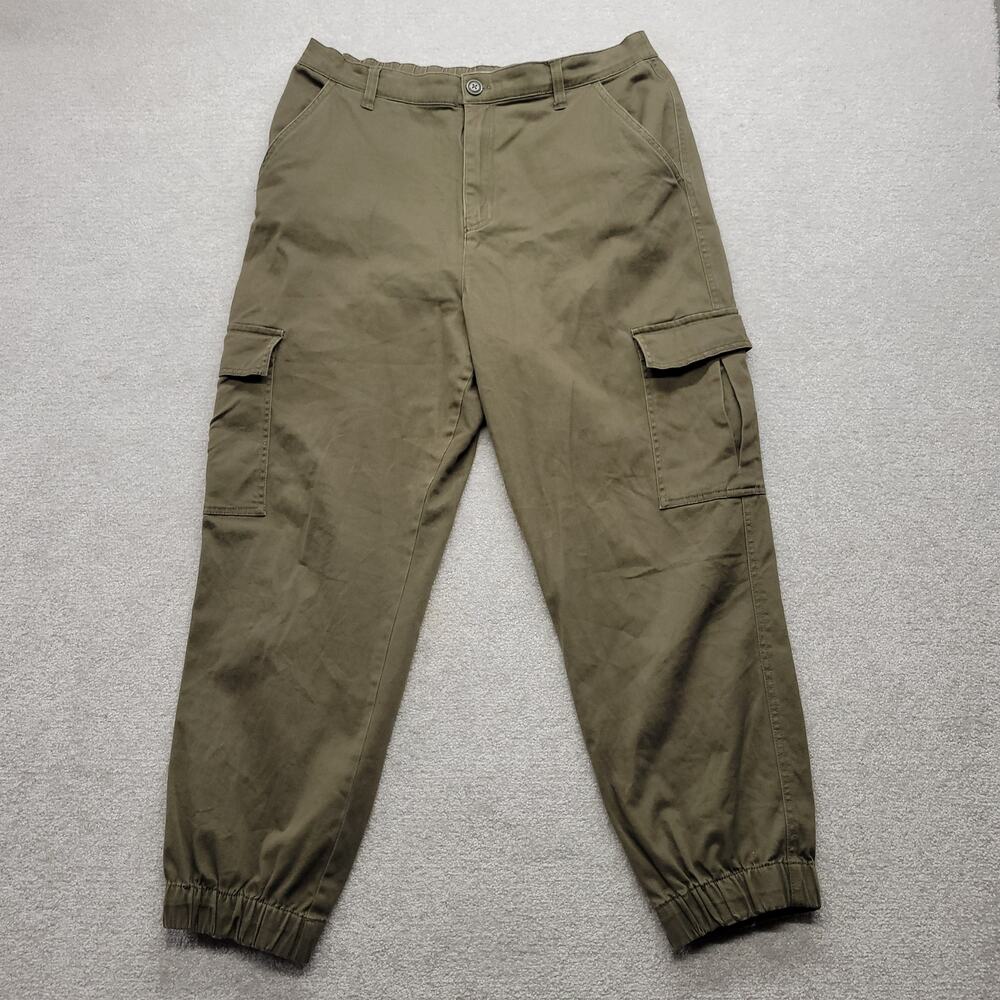 Aeropostale Men’s XL Olive Green Cargo Jogger Pants Utility Y2K